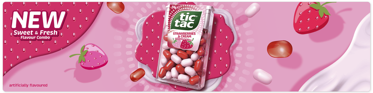 Ferrero Tic Tac Strawberries & Cream