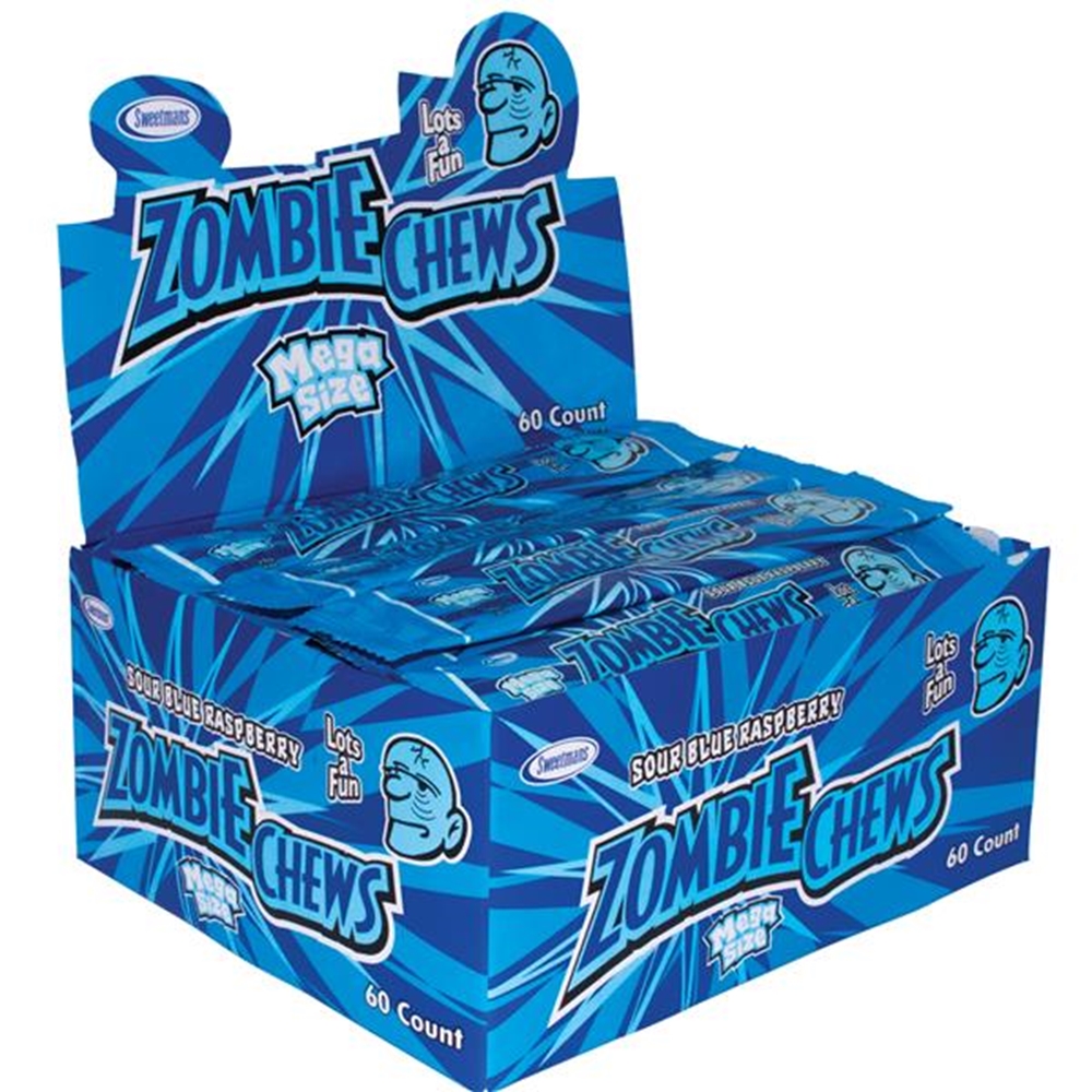 28g Zombie Chew Blue Raspberry